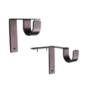 Single Curtain Rod Brackets