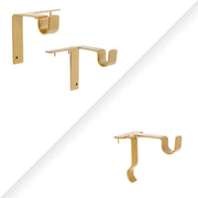 Single Curtain Rod Brackets
